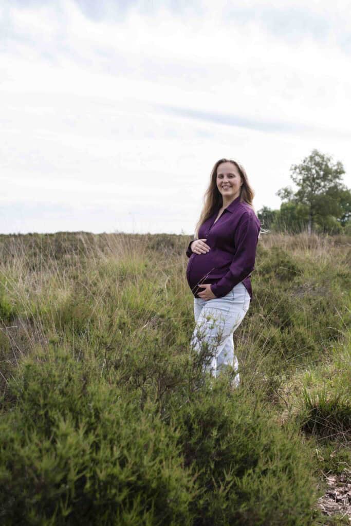 Zwangerschap reportage Zwolle heide Ermelo Nunspeet